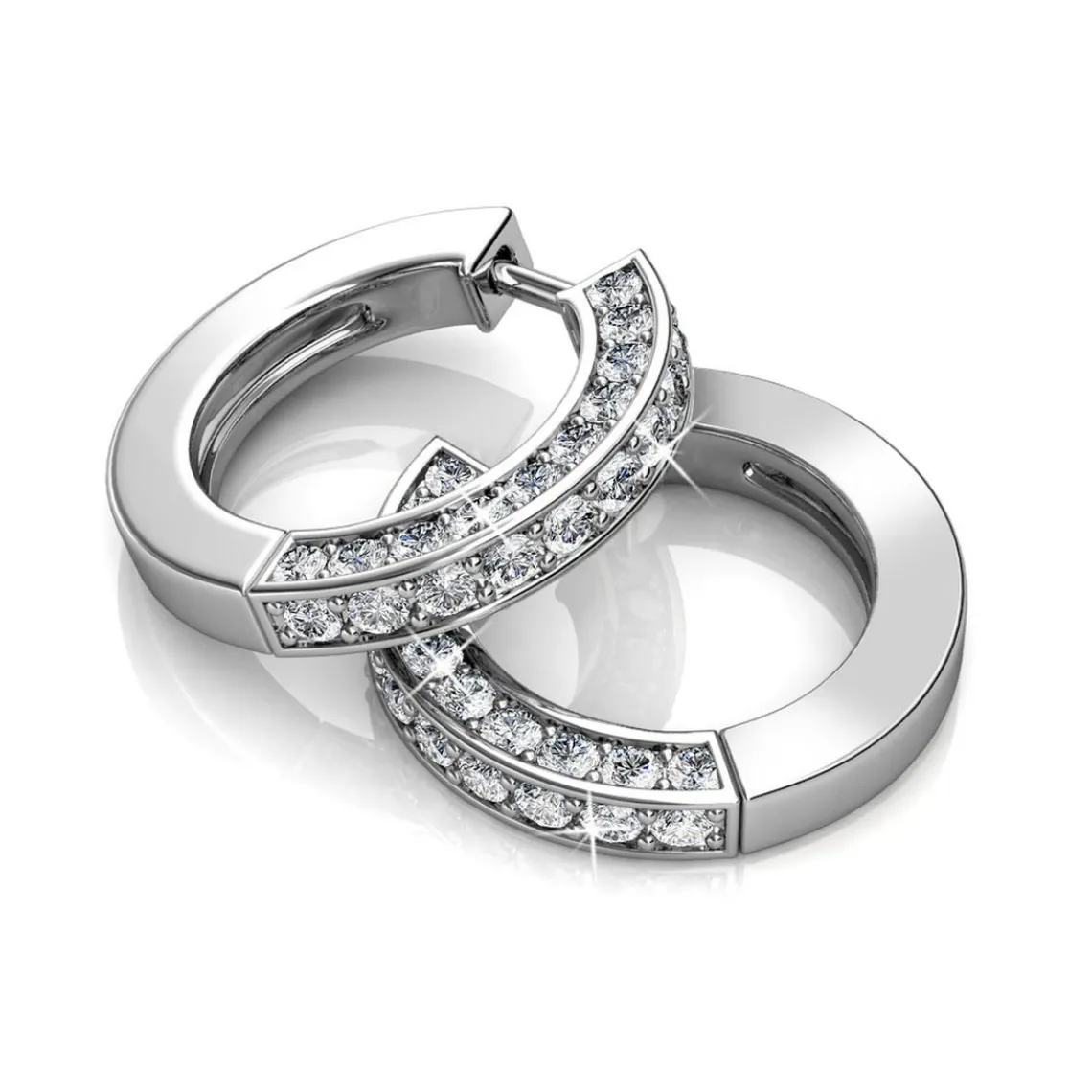 MYC-Paris Boucles d’oreilles Femme - DE0035-S Laiton Argent | Femme Boucles D'Oreilles
