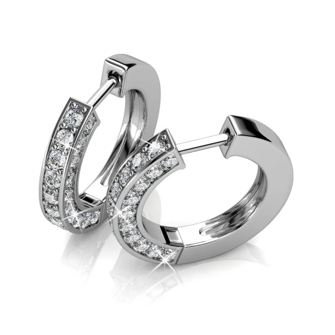 MYC-Paris Boucles d’oreilles Femme - DE0035-S Laiton Argent | Femme Boucles D'Oreilles