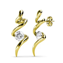 MYC-Paris Boucles d’oreilles Femme EVIDENCE - DE0033-G Laiton Doré | Femme Boucles D'Oreilles