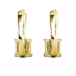 MYC-Paris Boucles d’oreilles Femme Square - DE0007-G-C Laiton Doré | Femme Boucles D'Oreilles