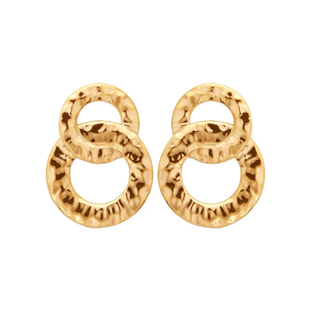 Maison de la Bijouterie Boucles d'oreilles femme plaqué or - Y55V000 | Femme Boucles D'Oreilles