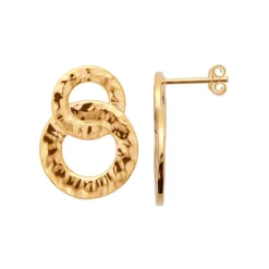 Maison de la Bijouterie Boucles d'oreilles femme plaqué or - Y55V000 | Femme Boucles D'Oreilles