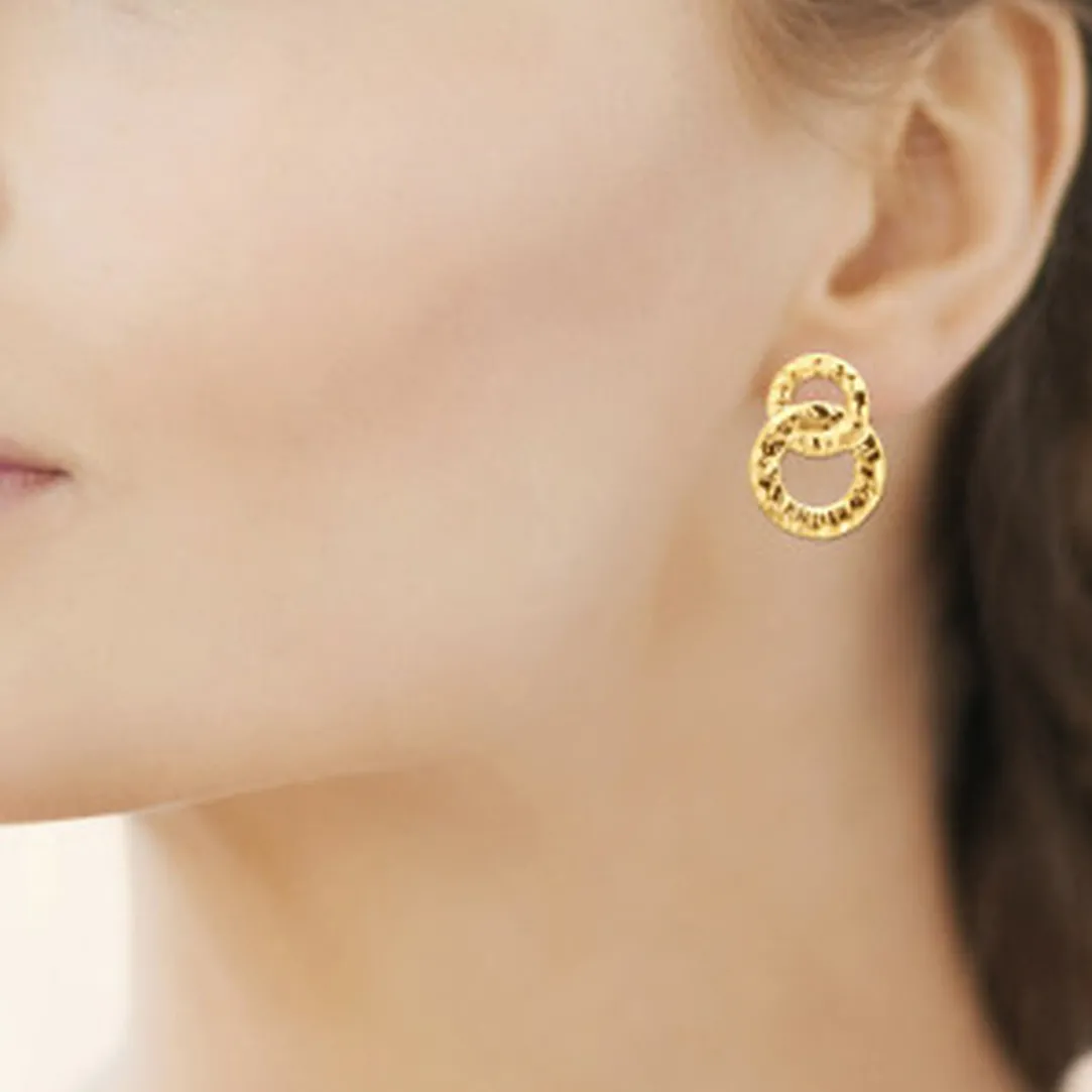 Maison de la Bijouterie Boucles d'oreilles femme plaqué or - Y55V000 | Femme Boucles D'Oreilles