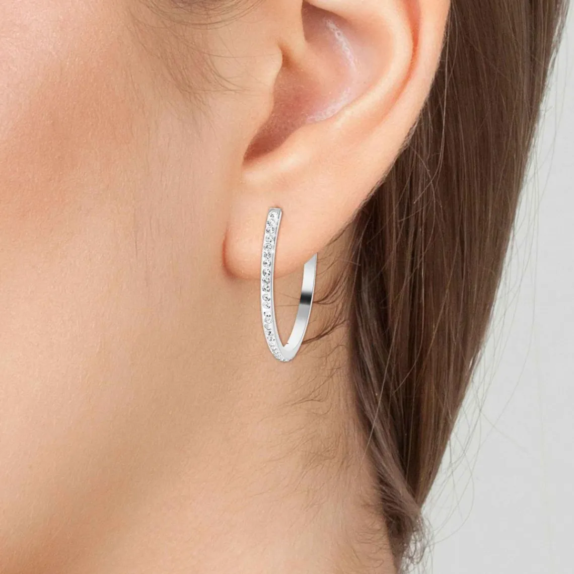 So Charm Bijoux Boucles d'oreilles Femme So Charm - B2103-ARGENT Acier Argent | Femme Boucles D'Oreilles