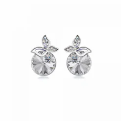 So Charm Bijoux Boucles d'oreilles Femme So Charm - B1280-BO-CRYS Métal Argent | Femme Boucles D'Oreilles