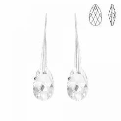 So Charm Bijoux Boucles d'oreilles Femme So Charm - BS010-SE003-CRYS Métal Argent | Femme Boucles D'Oreilles