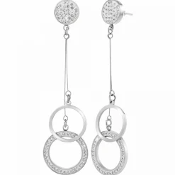 So Charm Bijoux Boucles d'oreilles Femme So Charm - B2747-ARGENT Acier Argent | Femme Boucles D'Oreilles