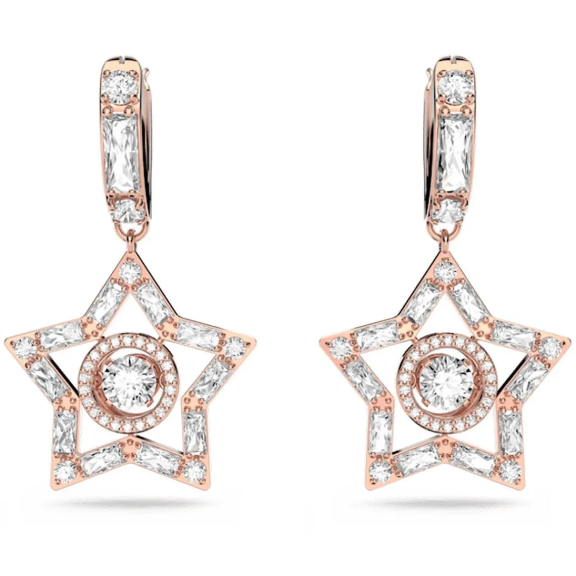 Swarovski Bijoux Boucles d’oreilles Femme Swarovski - 5617769 Métal Doré rose | Femme Boucles D'Oreilles