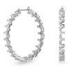 Swarovski Bijoux Boucles d’oreilles Femme Swarovski - 5602230 Métal rhodié Blanc | Femme Boucles D'Oreilles