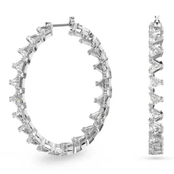Swarovski Bijoux Boucles d’oreilles Femme Swarovski - 5602230 Métal rhodié Blanc | Femme Boucles D'Oreilles