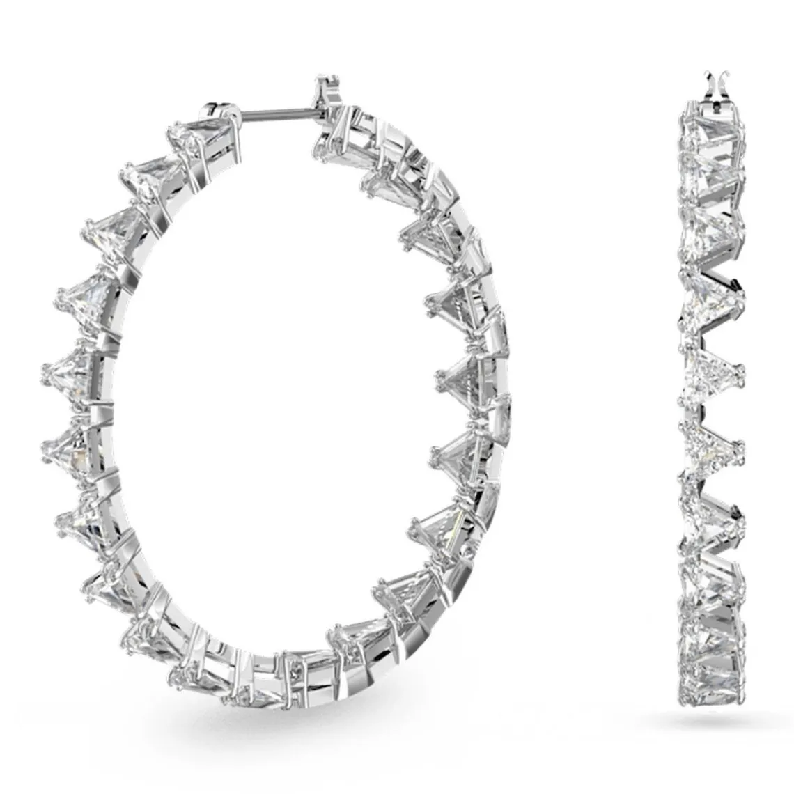 Swarovski Bijoux Boucles d’oreilles Femme Swarovski - 5602230 Métal rhodié Blanc | Femme Boucles D'Oreilles