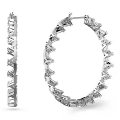 Swarovski Bijoux Boucles d’oreilles Femme Swarovski - 5602230 Métal rhodié Blanc | Femme Boucles D'Oreilles