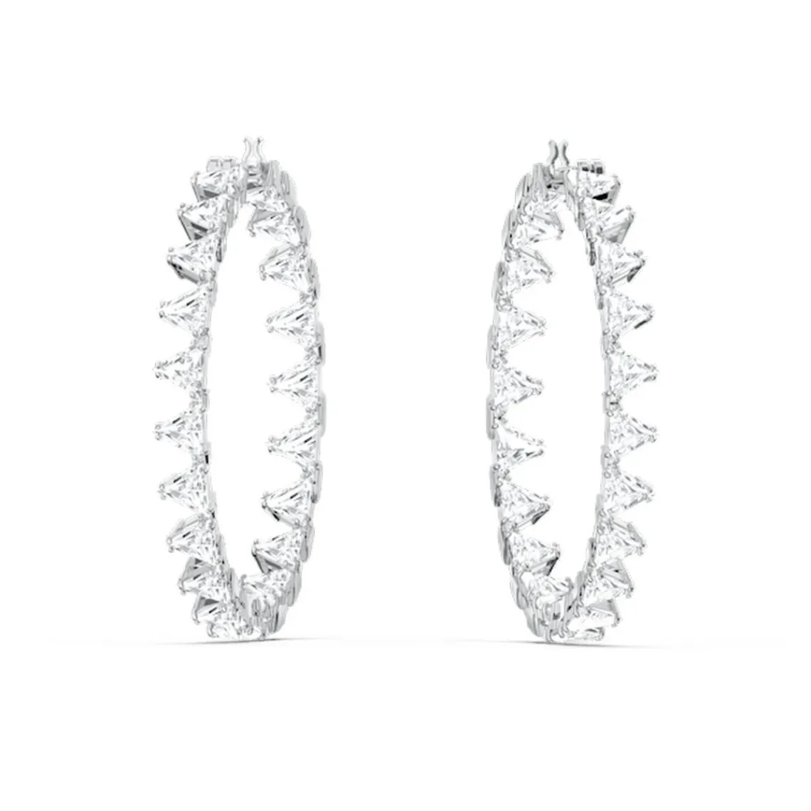 Swarovski Bijoux Boucles d’oreilles Femme Swarovski - 5602230 Métal rhodié Blanc | Femme Boucles D'Oreilles