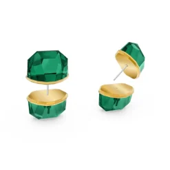 Swarovski Bijoux Boucles d’oreilles Femme Swarovski - 5600256 Métal doré Vert | Femme Boucles D'Oreilles