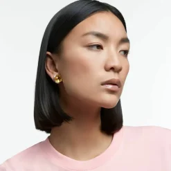 Swarovski Bijoux Boucles d’oreilles Femme Swarovski - 5616511 Métal rhodié Jaune | Femme Boucles D'Oreilles