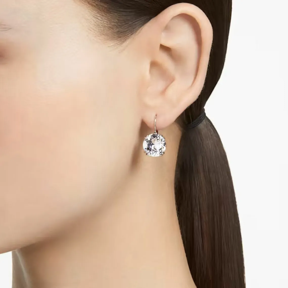 Swarovski Bijoux Boucles d’oreilles Femme Swarovski - 5628351 Métal rhodié Blanc | Femme Boucles D'Oreilles