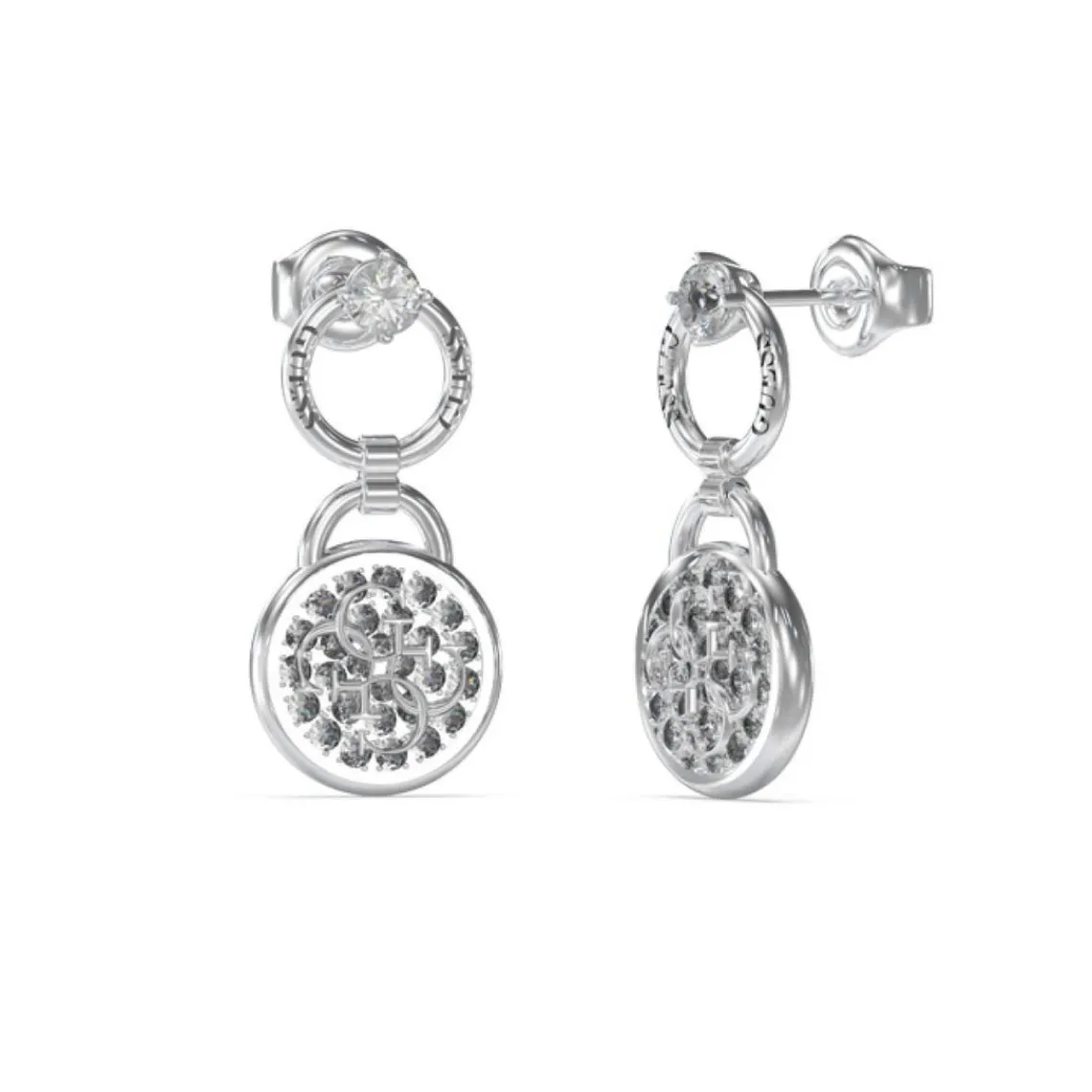Guess Bijoux Boucles d'oreilles JUBE03130JWRH - DREAMING GUESS Acier Argent | Femme Boucles D'Oreilles