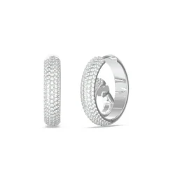 Guess Bijoux Boucles d'oreilles JUBE03299JWRH - Acier Argenté | Femme Boucles D'Oreilles