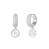 Guess Bijoux Boucles d'oreilles JUBE03301JWRH - Acier Argenté | Femme Boucles D'Oreilles