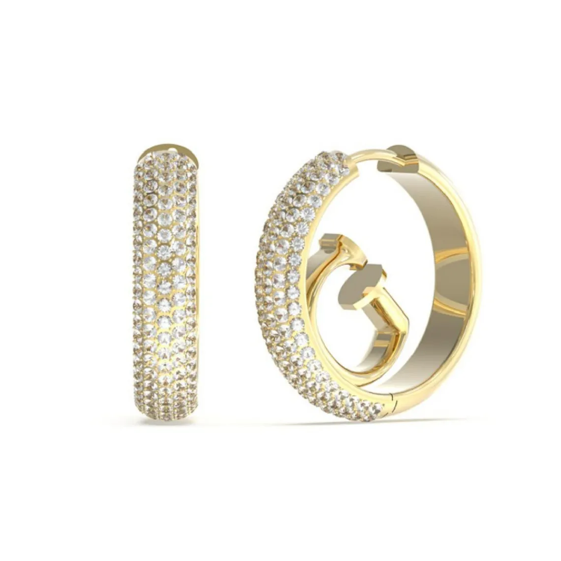 Guess Bijoux Boucles d'oreilles JUBE03299JWYG - Acier Doré | Femme Boucles D'Oreilles