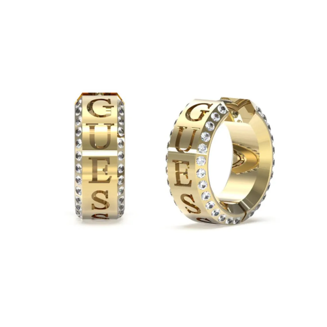 Guess Bijoux Boucles d'oreilles JUBE03112JWYG - JUST GUESS Acier Doré | Femme Boucles D'Oreilles