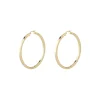 Guess Bijoux Boucles D'Oreilles Hoops I Did It Again Acier Doré Carrées Extra Légères | Femme Boucles D'Oreilles