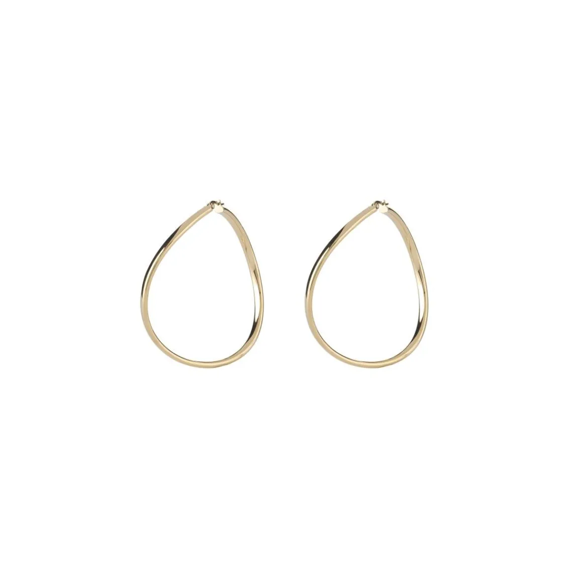 Guess Bijoux Boucles D'Oreilles Hoops I Did It Again Acier Doré Vague Extra Légères | Femme Boucles D'Oreilles