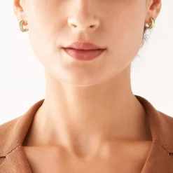 Fossil Bijoux Boucles d'oreilles JF04116710 dorées | Femme Boucles D'Oreilles