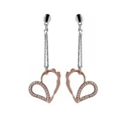 Jourdan Boucles d'oreilles Bijoux ADY515 - Boucles d'oreilles Aphrodite Sentimento Argent Oxyde de Zirconium Femme | Femme Boucles D'Oreilles