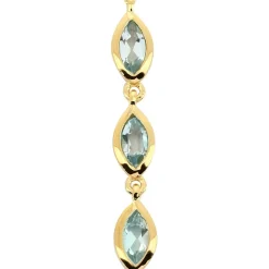 Kosma Paris Boucles d'oreilles Kira Doré & Topaz | Femme Boucles D'Oreilles