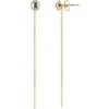 Les Interchangeables Boucles d'oreilles A56671 - Serti PM Or Rose Cristal | Femme Boucles D'Oreilles