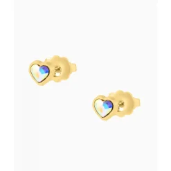 Les Interchangeables Boucles d'oreilles - A59175 Boucles d'oreilles Coeur Bleu | Femme Boucles D'Oreilles