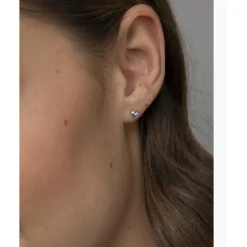 Les Interchangeables Boucles d'oreilles - A59175 Boucles d'oreilles Coeur Bleu | Femme Boucles D'Oreilles