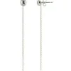 Les Interchangeables Boucles d'oreilles A56672 - Serti PM Palladium Cristal | Femme Boucles D'Oreilles