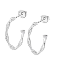 Lotus Silver Boucles d'oreilles Hoops - LP3781-4-3 | Femme Boucles D'Oreilles