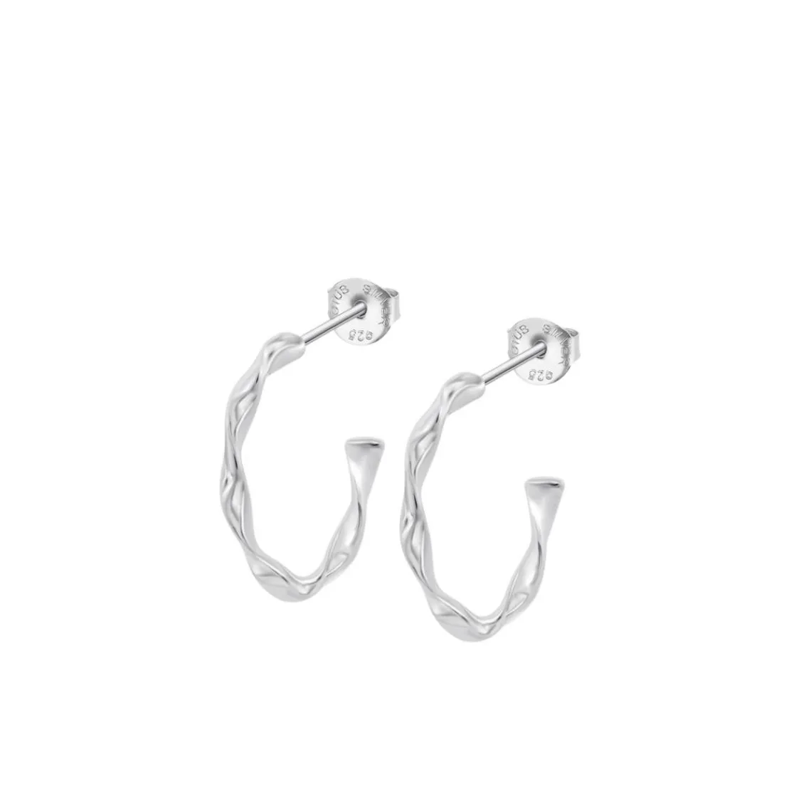 Lotus Silver Boucles d'oreilles Hoops - LP3781-4-3 | Femme Boucles D'Oreilles