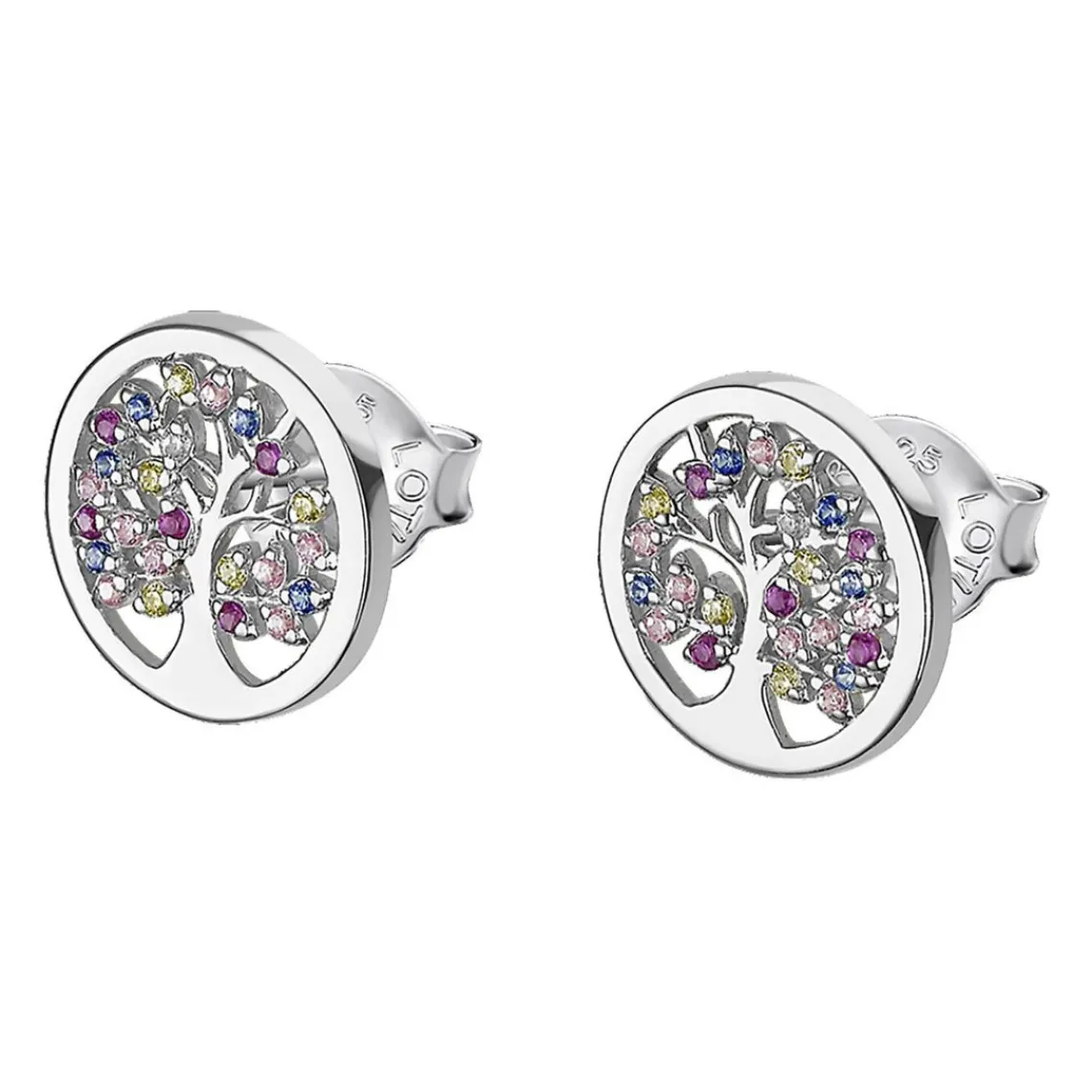 Lotus Silver Boucles d'oreilles TREE OF LIFE LP1890-4-1 - Boucles d'oreilles TREE OF LIFE Argent | Femme Boucles D'Oreilles
