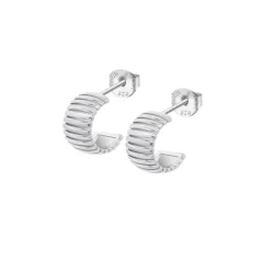 Lotus Silver Boucles d'oreilles Hoops - LP3782-4-1 | Femme Boucles D'Oreilles