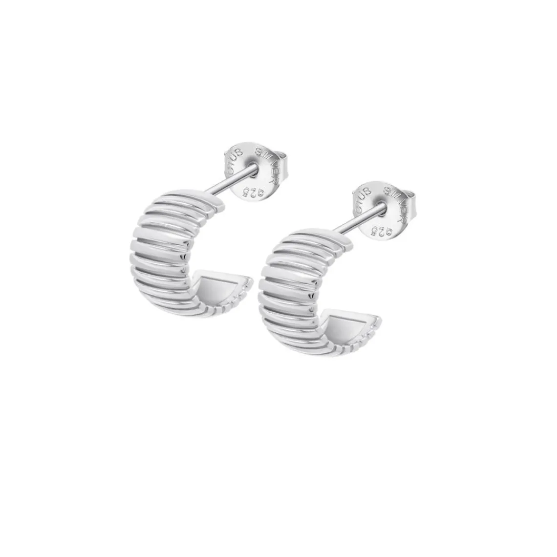 Lotus Silver Boucles d'oreilles Hoops - LP3782-4-1 | Femme Boucles D'Oreilles