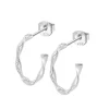 Lotus Silver Boucles d'oreilles Hoops - LP3781-4-1 | Femme Boucles D'Oreilles