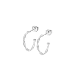 Lotus Silver Boucles d'oreilles Hoops - LP3781-4-1 | Femme Boucles D'Oreilles