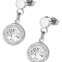 Lotus Style Bijoux Boucles d'oreilles Lotus Style Rainbow LS1869-4-1 - RAINBOW Acier Argenté Femme | Femme Boucles D'Oreilles