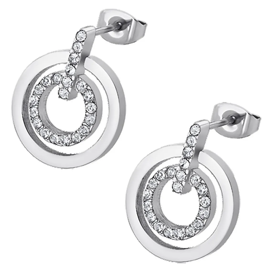 Lotus Style Bijoux Boucles d'oreilles BLISS LS1868-4-1 - Boucles d'oreilles BLISS Acier | Femme Boucles D'Oreilles