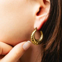 Lotus Style Bijoux Boucles d'oreilles Urban Woman - LS2345-4-2 Acier | Femme Boucles D'Oreilles