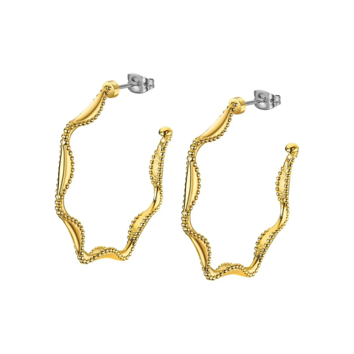 Lotus Style Bijoux Boucles d'oreilles Urban Woman - LS2352-4-2 Acier | Femme Boucles D'Oreilles