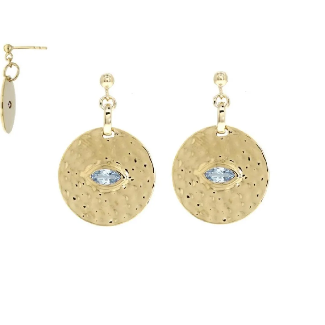 Kosma Paris Boucles d'oreilles Luna BES22595-AIG – Doré | Femme Boucles D'Oreilles