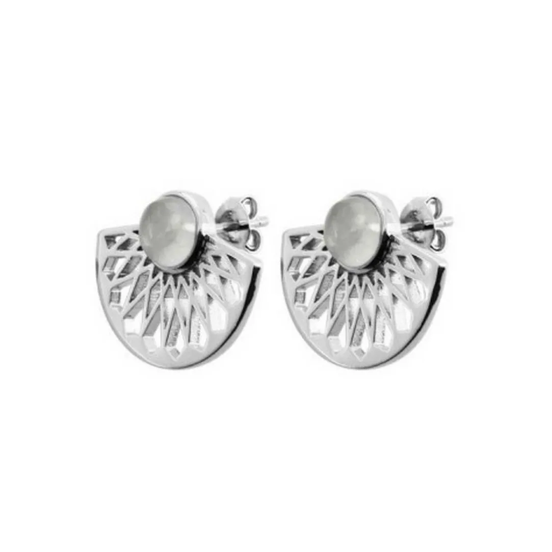Kosma Paris Boucles d'oreilles Mia Argenté & Pierre De Lune | Femme Boucles D'Oreilles