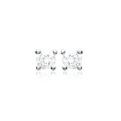 Maison de la Bijouterie Boucles d'oreilles mixte Oxyde de Zirconium argent rhodié - Z5055Z03 | Femme Boucles D'Oreilles