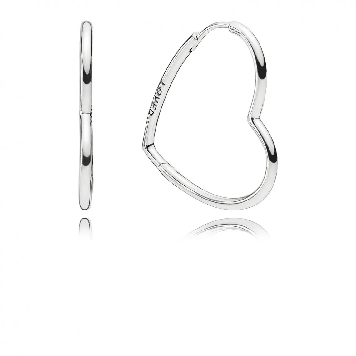 Pandora Boucles d'oreilles Amour 297822 - Boucles d'oreilles Coeurs Stylisés Femme | Femme Boucles D'Oreilles