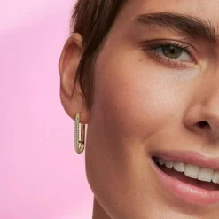 Pandora Boucles d’oreilles ME – pavée Link | Femme Boucles D'Oreilles